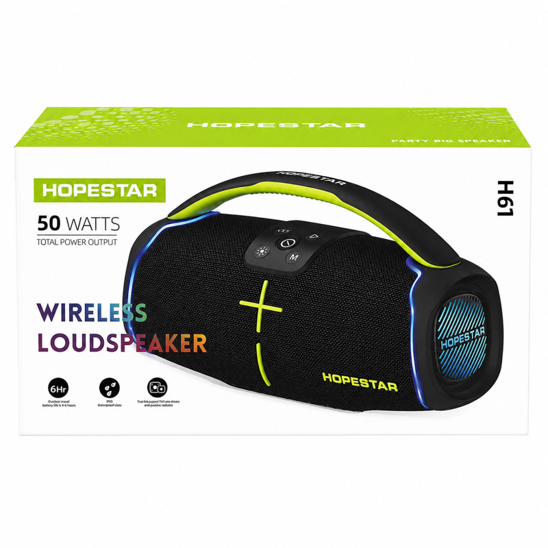 Фото Bluetooth колонка Hopestar H61 50W (Black) в магазине vchehle.ua