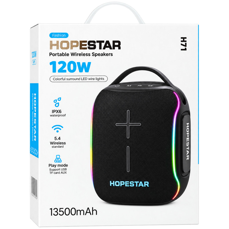 Купить Bluetooth колонка Hopestar H71 120W (Black) на vchehle.ua