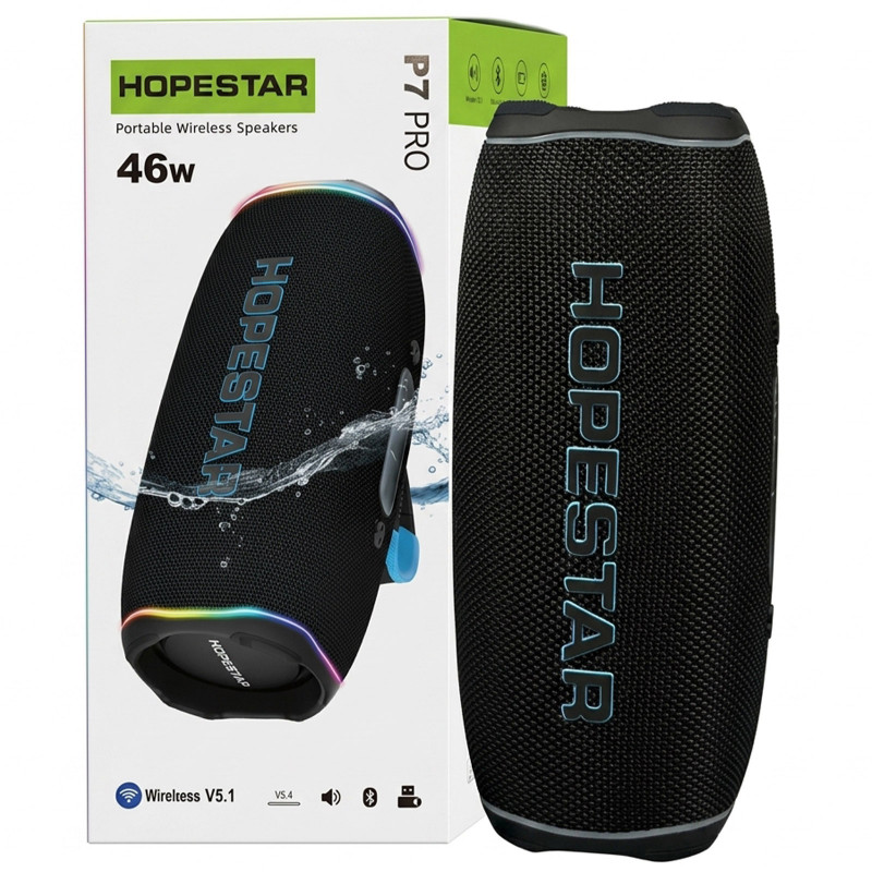 Фото Bluetooth колонка Hopestar P7 Pro 46W (Black) в маназині vchehle.ua