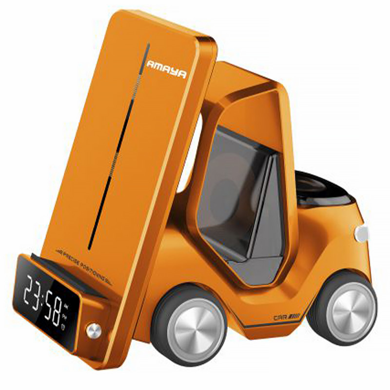 БЗУ Amaya AWC-03 5in1 15W with clock (Orange)