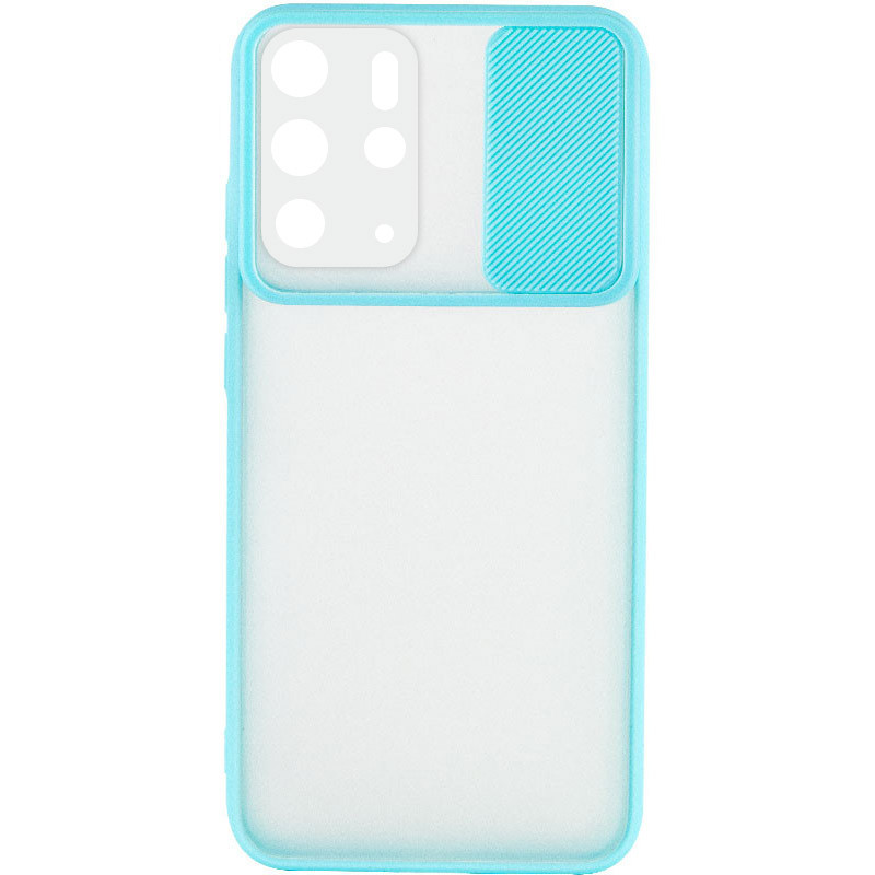 Чехол Camshield mate TPU со шторкой для камеры для Samsung Galaxy S20+ (Бирюзовый)