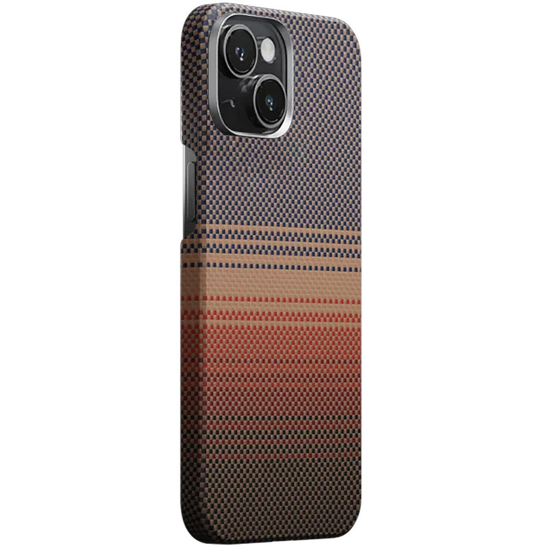 Чехол PC Carbon Protection Slim with Magnetic Fit для Apple iPhone 15 (6.1") (Red)