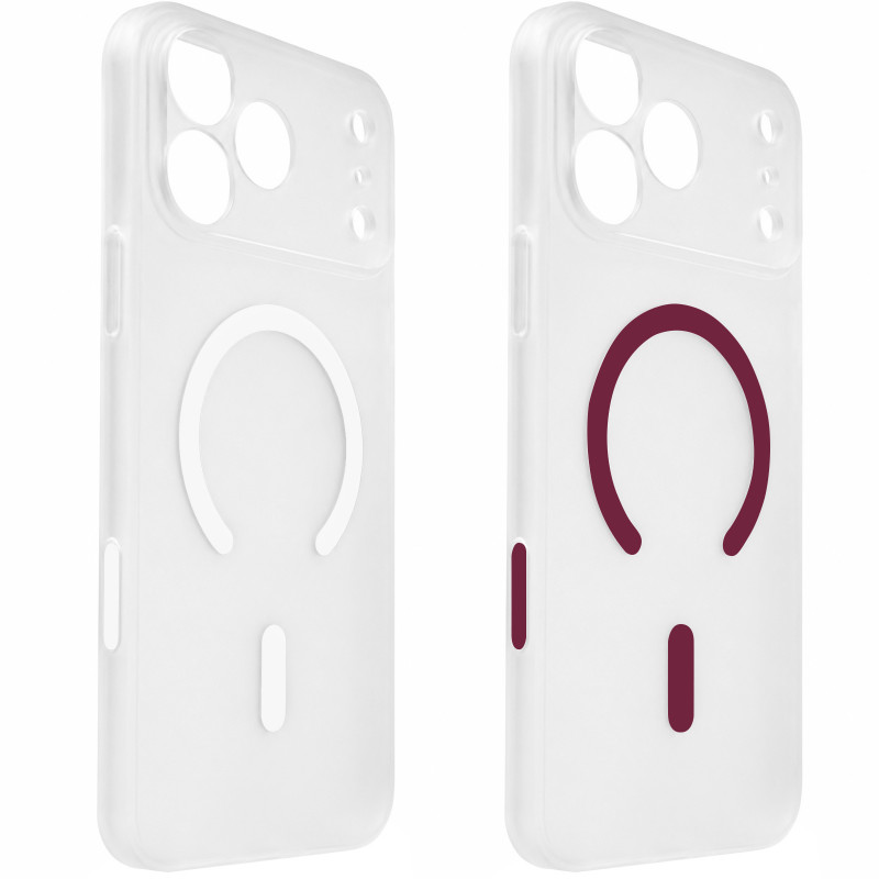 Чехол PC Slim Matte with Magnetic Fit (camera button) для Apple iPhone 17 Pro Max / 18 Pro Max