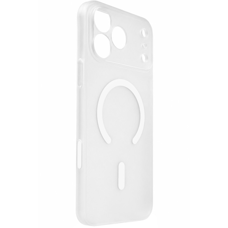 Чехол PC Slim Matte with Magnetic Fit (camera button) для Apple iPhone 17 Pro Max / 18 Pro Max (White)