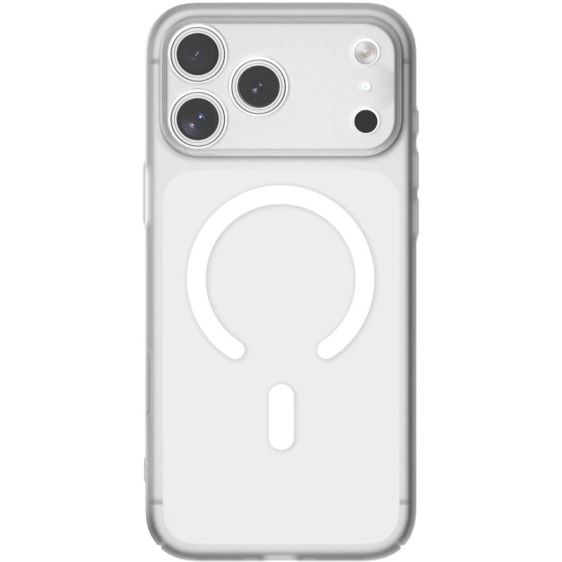 Фото Чехол PC Slim Matte with Magnetic Fit (camera button) для Apple iPhone 17 Pro Max / 18 Pro Max (White) на vchehle.ua