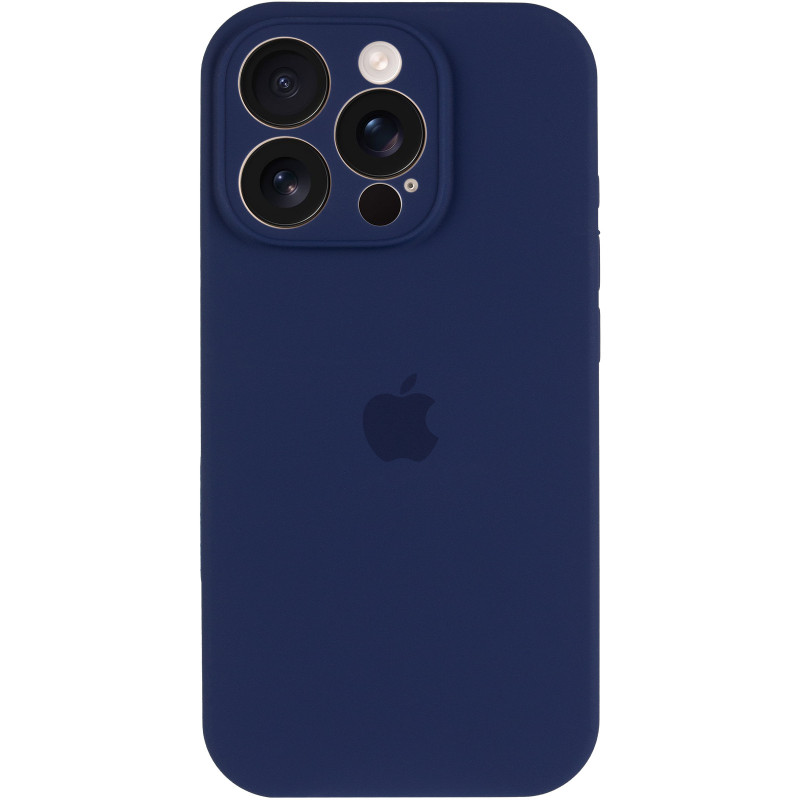 Фото Чохол Silk Full Camera Protective (AA) на Apple iPhone 15 Pro Max (6.7") (Синій / Deep navy) на vchehle.ua