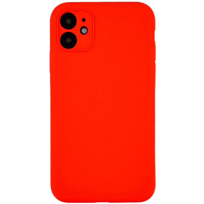 Чехол Silk Full Camera Protective (AA) NO LOGO для Apple iPhone 12 (6.1") (Красный / Red)