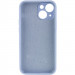 Фото Чехол Silk Full Camera Protective (AA) NO LOGO для Apple iPhone 13 (6.1") (Голубой / Lilac Blue) на vchehle.ua