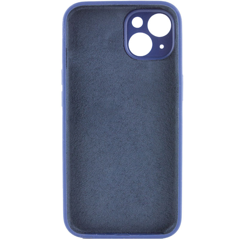 Фото Чохол Silk Full Camera Protective (AA) NO LOGO на Apple iPhone 15 (6.1") (Синій / Deep navy) на vchehle.ua