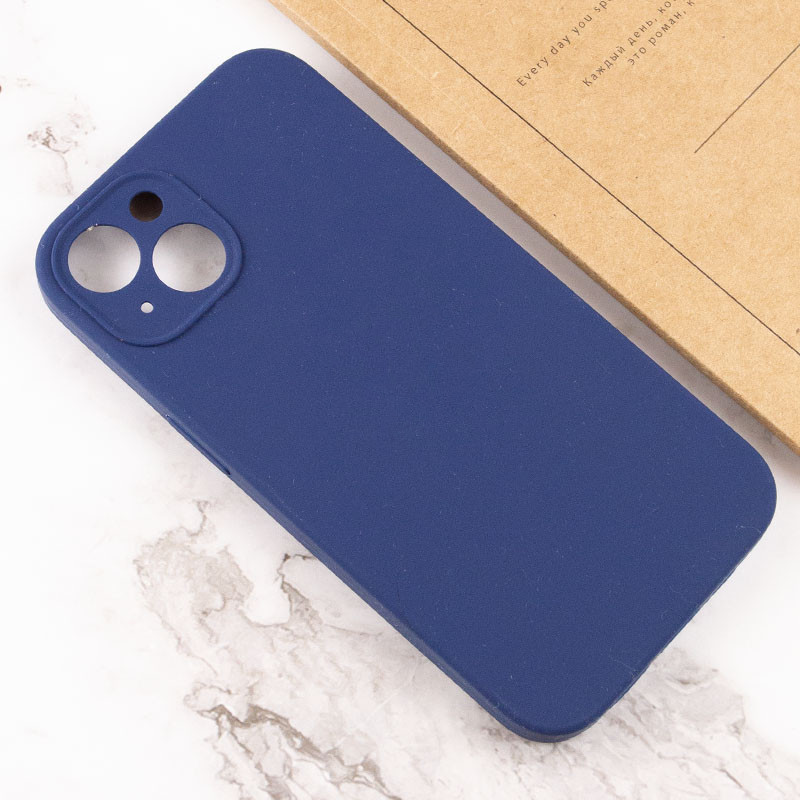 Фото Чохол Silk Full Camera Protective (AA) NO LOGO на Apple iPhone 15 (6.1") (Синій / Deep navy) в маназині vchehle.ua