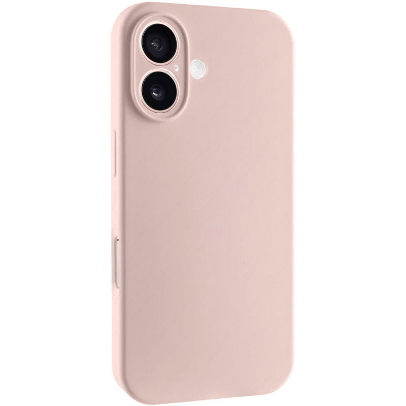 Чехол Silk Full Camera Protective (AA) NO LOGO для Apple iPhone 16 (6.1") (Розовый / Pink Sand)