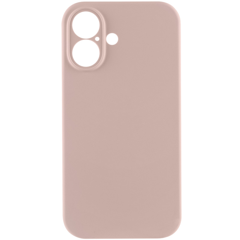 Фото Чехол Silk Full Camera Protective (AA) NO LOGO для Apple iPhone 16 (6.1") (Розовый / Pink Sand) на vchehle.ua