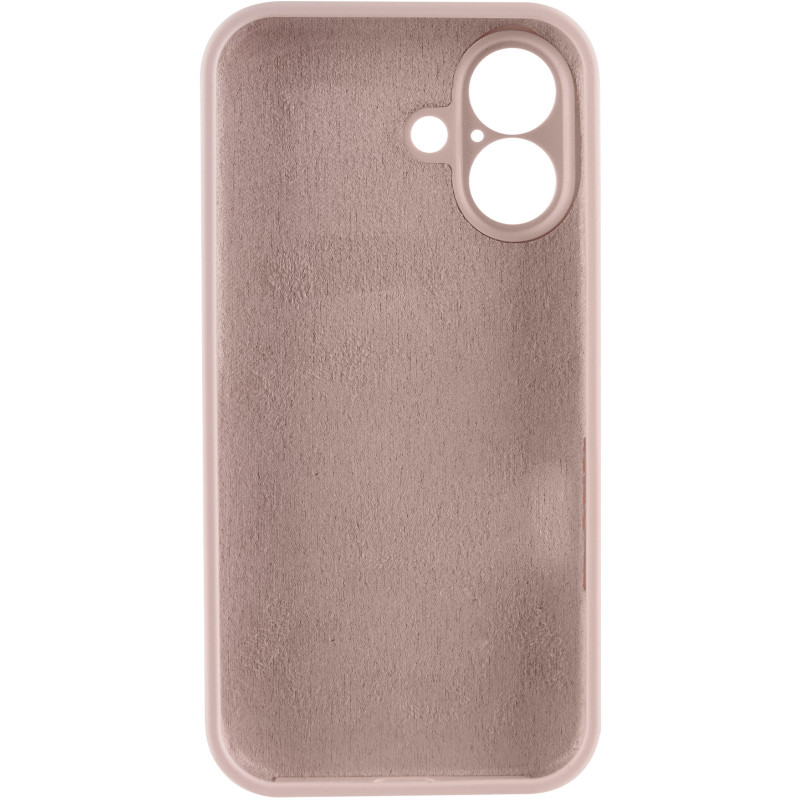 Фото Чехол Silk Full Camera Protective (AA) NO LOGO для Apple iPhone 16 (6.1") (Розовый / Pink Sand) в магазине vchehle.ua