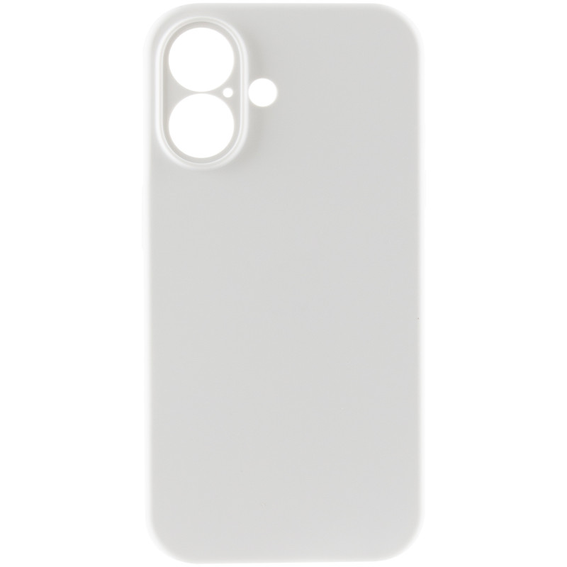 Фото Чехол Silk Full Camera Protective (AA) NO LOGO для Apple iPhone 16 Plus (6.7") (Белый / White) на vchehle.ua