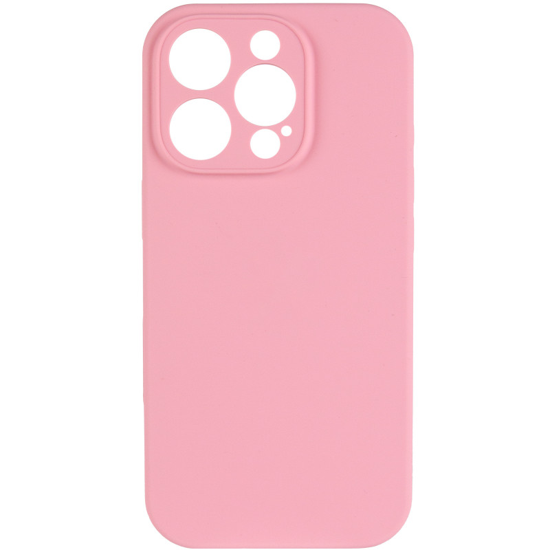 Фото Чехол Silk Full Camera Protective (AA) NO LOGO для Apple iPhone 16 Pro (6.3") (Розовый / Light pink) на vchehle.ua