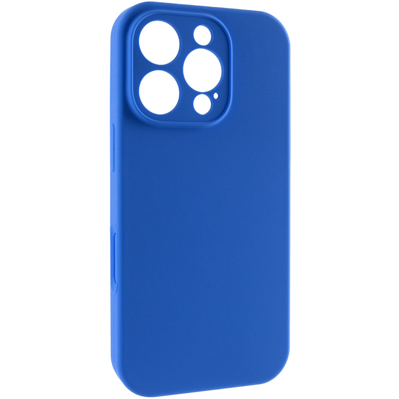 Чехол Silk Full Camera Protective (AA) NO LOGO для Apple iPhone 16 Pro (6.3") (Синий / Capri Blue)