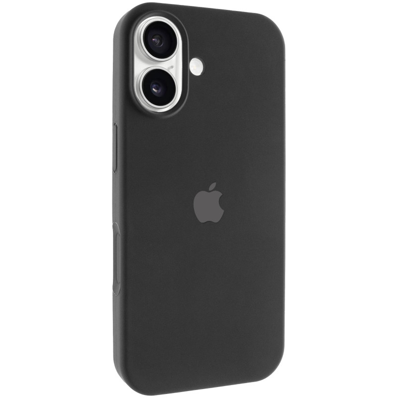 Чехол Silk Full Protective (AA) для Apple iPhone 16 (6.1") (Черный / Black)