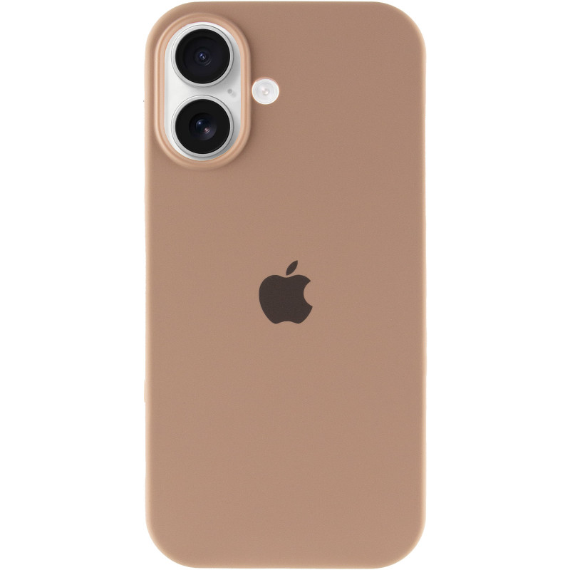 Фото Чехол Silk Full Protective (AA) для Apple iPhone 16 (6.1") (Бежевый / Desert Gold) на vchehle.ua