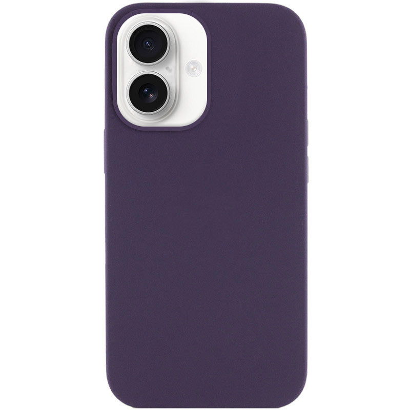 Чехол Silk Full Protective (AA) NO LOGO для Apple iPhone 16 (6.1") (Фиолетовый / Elderberry)