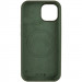 Фото Чехол Silk Full Protective (AA) NO LOGO with Magnetic Fit для Apple iPhone 15 (6.1") (Зеленый / Cyprus Green) в магазине vchehle.ua