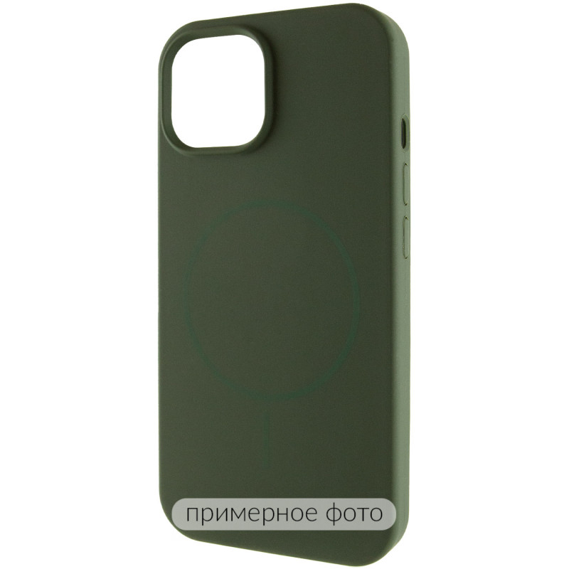 Чехол Silk Full Protective (AA) NO LOGO with Magnetic Fit для Apple iPhone 17 Pro Max (6.9") (Зеленый / Cyprus Green)