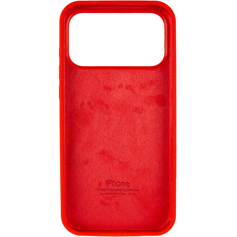 Фото Чехол Silk Full Protective (AA) NO LOGO with Magnetic Fit для Apple iPhone 17 Pro Max (6.9") (Красный / Red) на vchehle.ua
