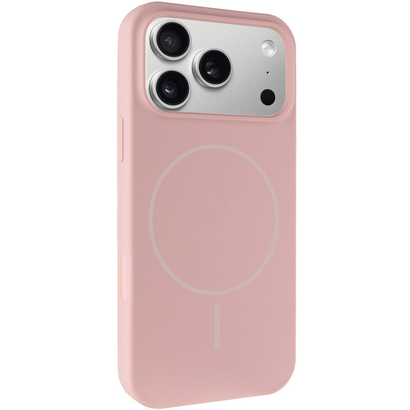 Чехол Silk Full Protective (AA) NO LOGO with Magnetic Fit для Apple iPhone 17 Pro Max (6.9") (Розовый / Pink Sand)