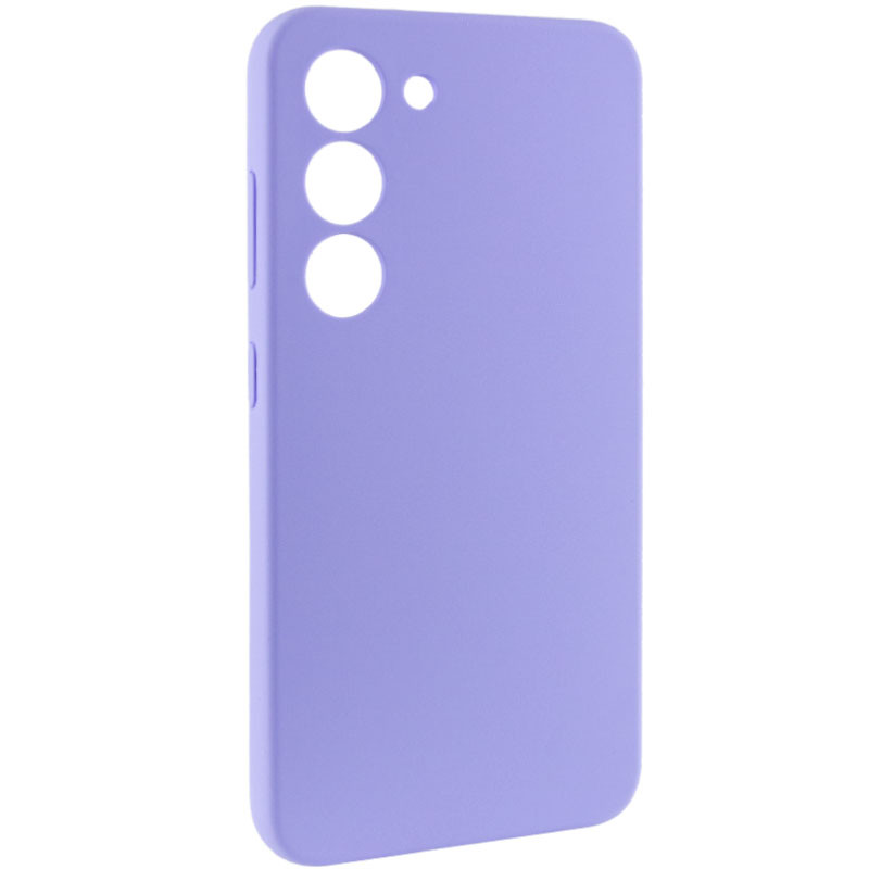 Чохол Silicone Cover (AA) на Samsung Galaxy S21 (Бузковий / Dasheen)