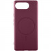 Чохол Silicone Cover Lakshmi (AA) with Magnetic Fit на Google Pixel 10a (Бордовий / Marsala)
