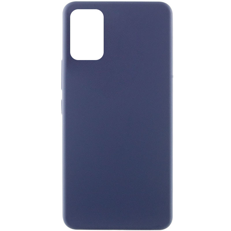Чохол Silicone Cover Lakshmi (AAA) на Samsung Galaxy A31 (Темно-синій / Midnight blue)