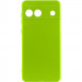 Чехол Silicone Cover Lakshmi Full Camera (A) для Google Pixel 6a (Салатовый / Neon Green)