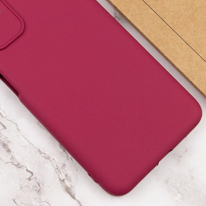 Чехол Silicone Cover Lakshmi Full Camera (A) для Oppo A17 (Бордовый / Marsala) в магазине vchehle.ua
