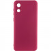 Чехол Silicone Cover Lakshmi Full Camera (A) для Samsung Galaxy A03 Core (Бордовый / Marsala)