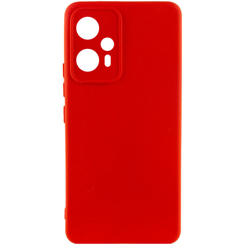 Чехол Silicone Cover Lakshmi Full Camera (A) для Xiaomi Redmi Note 12T Pro (Красный / Red)