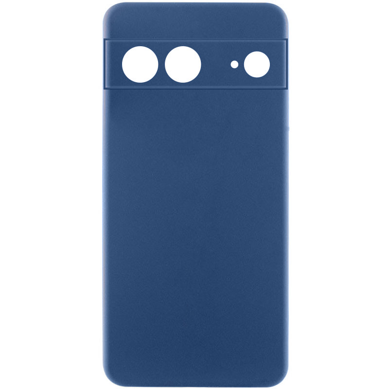 Чехол Silicone Cover Lakshmi Full Camera (AA) для Google Pixel 8 (Синий / Navy Blue)