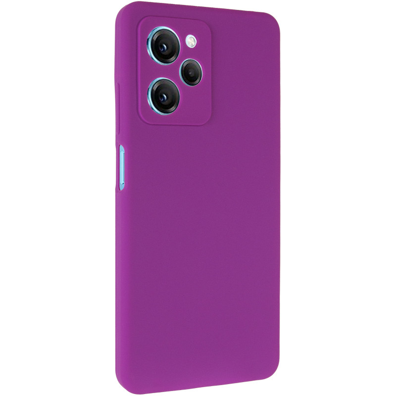 Чохол Silicone Cover Lakshmi Full Camera (AA) на Xiaomi Poco X5 Pro 5G (Фіолетовий / Purple)