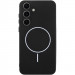 Чехол Silicone Cover Lakshmi Full Camera (AA) with Magnetic Fit для Samsung Galaxy S24 FE (Черный / Black)