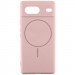 Чехол Silicone Cover Lakshmi Full Camera (AA) with Magnetic Fit для Google Pixel 7 (Розовый / Pink Sand)