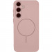 Чехол Silicone Cover Lakshmi Full Camera (AA) with Magnetic Fit для Samsung Galaxy S24 FE (Розовый / Pink Sand)