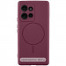 Чохол Silicone Cover Lakshmi Full Camera (AA) with Magnetic Fit на Motorola Edge 60 / 60 Fusion (Бордовий / Marsala)