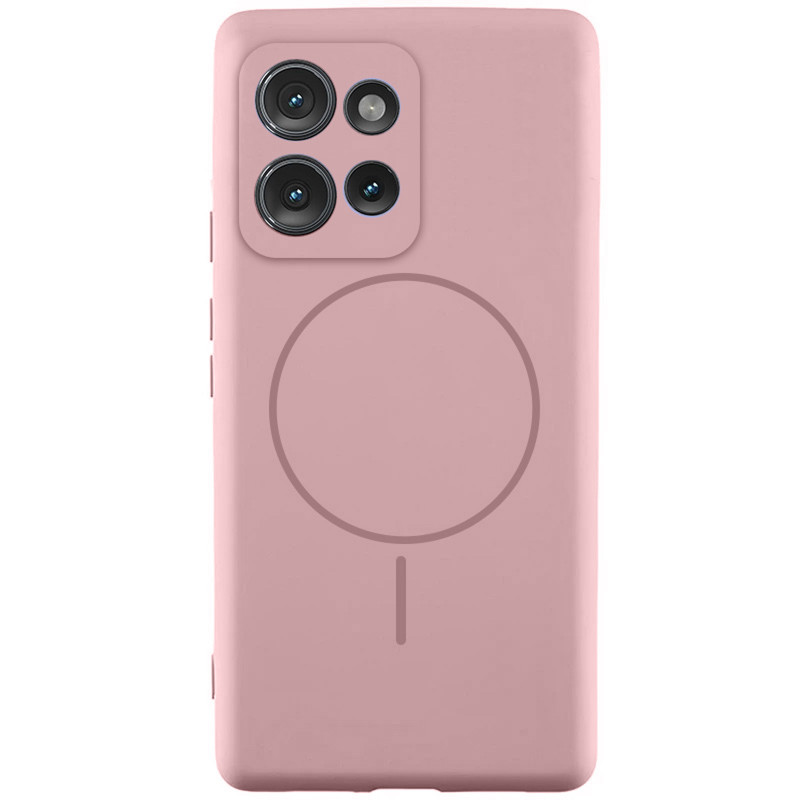 Чохол Silicone Cover Lakshmi Full Camera (AA) with Magnetic Fit на Motorola Edge 60 / 60 Fusion (Рожевий / Pink Sand)