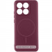 Чехол Silicone Cover Lakshmi Full Camera (AA) with Magnetic Fit для Motorola Moto G86 5G (Бордовый / Marsala)