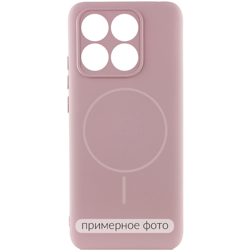 Чехол Silicone Cover Lakshmi Full Camera (AA) with Magnetic Fit для Motorola Moto G86 5G (Розовый / Pink Sand)