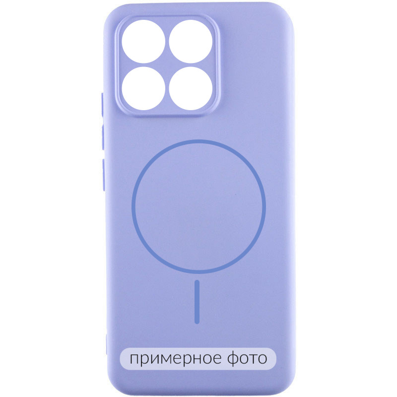 Чехол Silicone Cover Lakshmi Full Camera (AA) with Magnetic Fit для Motorola Moto G86 5G (Сиреневый / Dasheen)