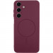 Чехол Silicone Cover Lakshmi Full Camera (AA) with Magnetic Fit для Samsung Galaxy A37 5G (Бордовый / Marsala)
