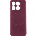Чехол Silicone Cover Lakshmi Full Camera (AA) with Magnetic Fit для Xiaomi Redmi 15C (EU) (Бордовый / Marsala)