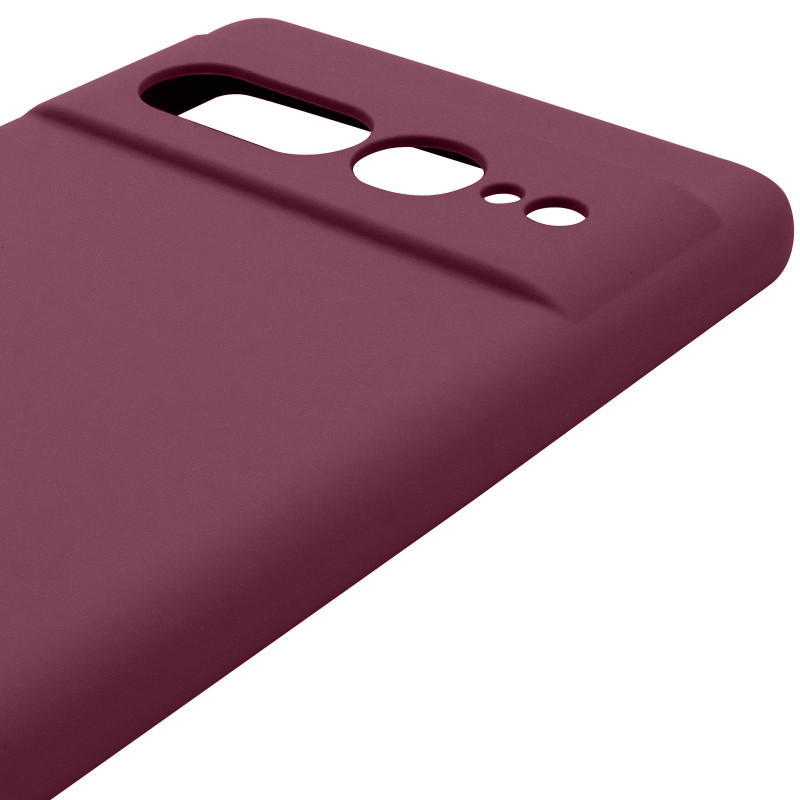 Чехол Silicone Cover Lakshmi Full Camera (AAA) для Google Pixel 7 Pro (Бордовый / Plum) в магазине vchehle.ua