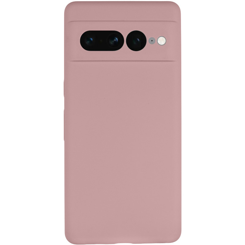 Фото Чехол Silicone Cover Lakshmi Full Camera (AAA) для Google Pixel 7 Pro (Розовый / Pink Sand) на vchehle.ua