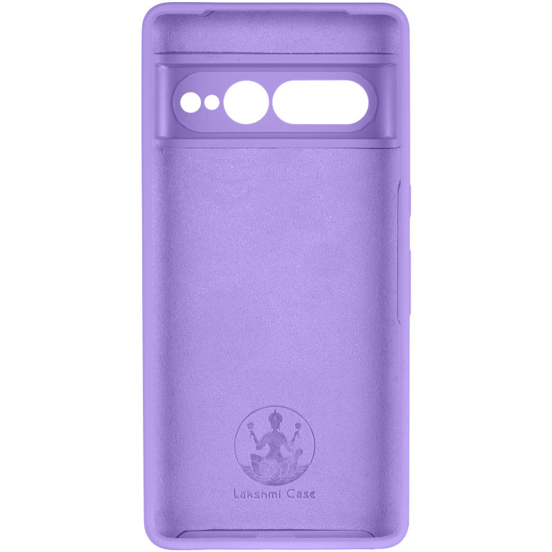 Фото Чехол Silicone Cover Lakshmi Full Camera (AAA) для Google Pixel 7 Pro (Сиреневый / Dasheen) в магазине vchehle.ua