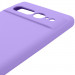 Чехол Silicone Cover Lakshmi Full Camera (AAA) для Google Pixel 7 Pro (Сиреневый / Dasheen) в магазине vchehle.ua
